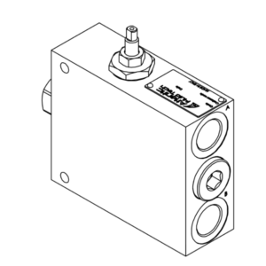 Three-Way Pressure Compensated Flow Regulators Solenoid Controlled Priority Flow MFPT Series 140 L/Min