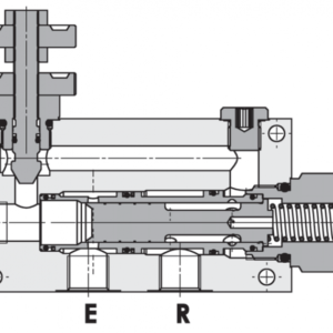 Three-Way Pressure Compensated Flow Regulators Excess Flow In Pressure FPVP Series
