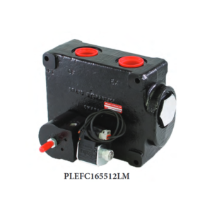 Three-Way Pressure Compensated Flow Regulators Excess Flow In Pressure Electronically Adjustable LEFC Series